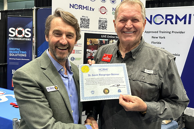 CLEANFAX: NORMI Adds ISSA’s Dr. Gavin Macgregor-Skinner to its Medical Advisory Board